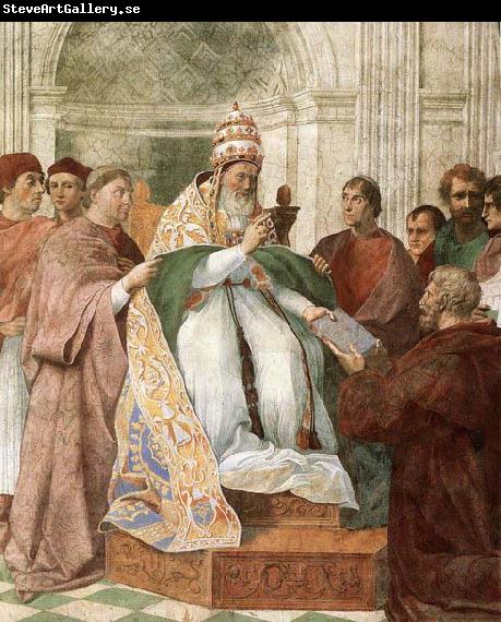 RAFFAELLO Sanzio Gregory IX Approving the Decretals